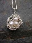 Silversmiths-Sage jewelry nest