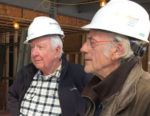 Actor Christopher Lloyd tours Weston theater in progress