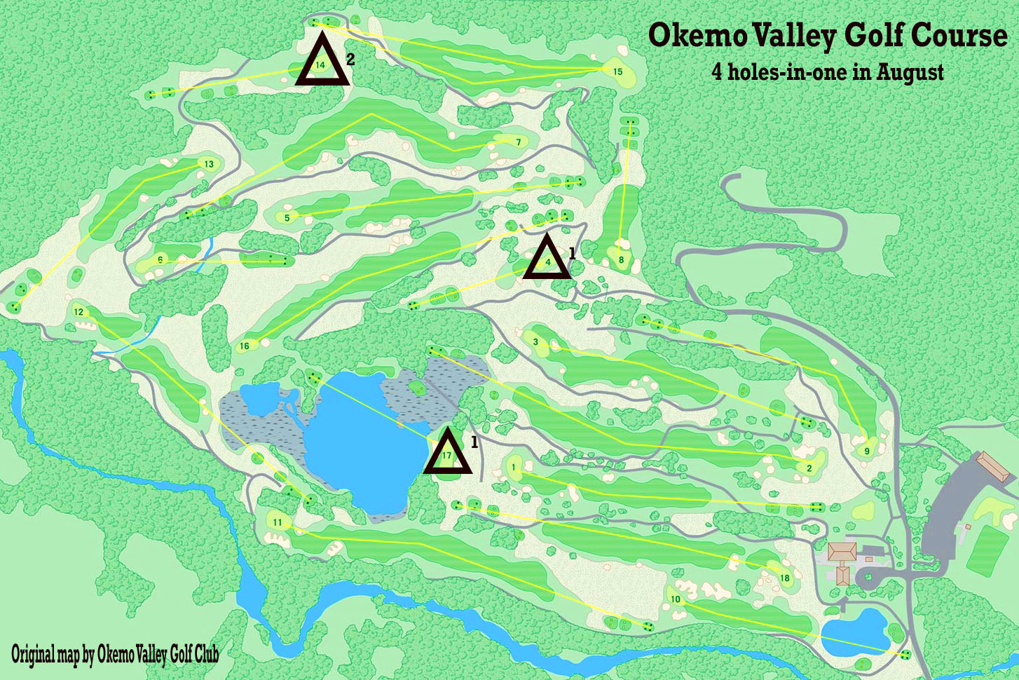 Four players hit holesinone at Okemo Golf Club in August The