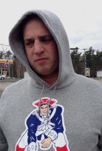 John Paulicelli, the son-in-law of Chesterite Sharon Baker, was driving a train when the marathon explosions occurred overhead. Photo provided.