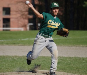 Bischofberger pitching against terriers