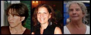From left, Kate Gleason. Patrice Pinette and Becky Sakellariou will read poetry at Misty Valley Books