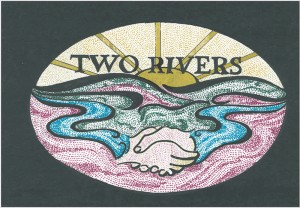 This logo was created by students at Black River High School. On the cover, the logo created by Green Mountain Union High students.