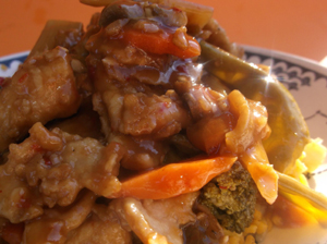 Garlic chicken is a versatile recipe.