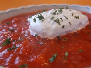 red pepper gazpacho