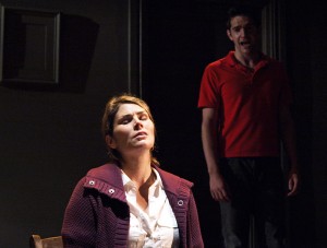Heidi Blickenstaff as Diana listens to her son Gabe, played by Dan DeLuca./Photo provided.