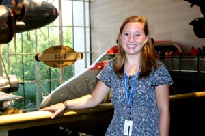 Laura Hofmann, 2011 salutatorian from GMUHS and a Middlebury College student, is spending the summer interning at the Air and Space Museum in D.C.//Photos provided.
