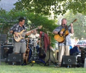 Chris Kleeman, right, will be playing with his trio in the last of the Chester Music Series.
