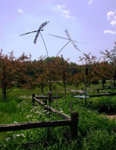 Dragonflies created by Junker Studio at the Guilford Welcome Center./Photos courtesy Guilford Welcome Center. Click photos to enlarge.