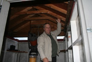 Ron Jackson begins to pull back the roof of the observatory that he took possession of after talks broke down between SoVera and the town of Chester on creating a public observatory at the Pinnacle. Ron Jackson begins to pull back the roof of the observatory that he took possession of after talks broke down between SoVera and the town of Chester on creating a public observatory at the Pinnacle.