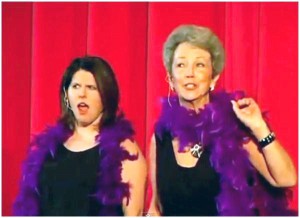Tesha Buss and Linda Thomson performing in the 2013 FOLA Follies.