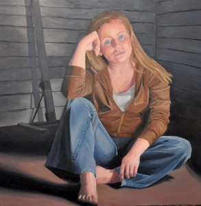 The works of Leah Kuehne are on display at the Chester Baptist Church.