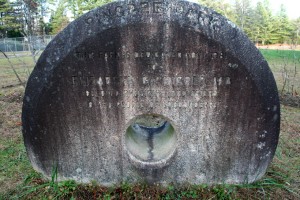 The millstone at Pingree Park says: This park is dedicated Nov. 1, 1981 to Elizabeth G. Pingree MD. Devoted physician and friend to the people of Londonderry.