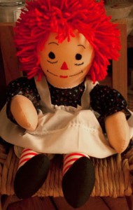 Raggedy Ann and Andy dolls made by Pat Budnick.
