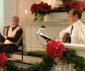 Sam Lloyd and Marcus Neville perform in a past year's event.
