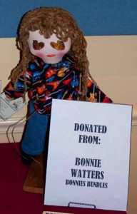 Doll artisan Bonnie Watters, a longtime family friend, created this doll in Heath Gordon's likeness. 