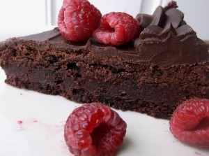 Honey Rasberry fudge brownie