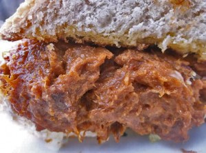 Pulled chicken sandwiches.