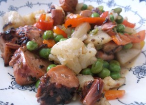 Squid or octopus for a wonderful seafood salad.