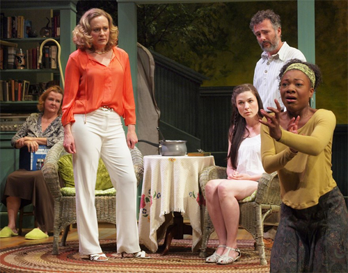From left, Amelia White, Susan Haefner, Haley Bond, David Bonanno and Deonna Bouye. Photo by Tim Fort.