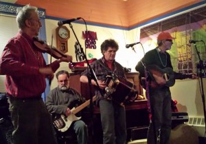 Yankee Chank performs at the Green in Proctorsville
