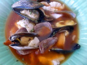 Clams and mussels
