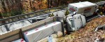 Overturned truck closes Route 11 for five hours