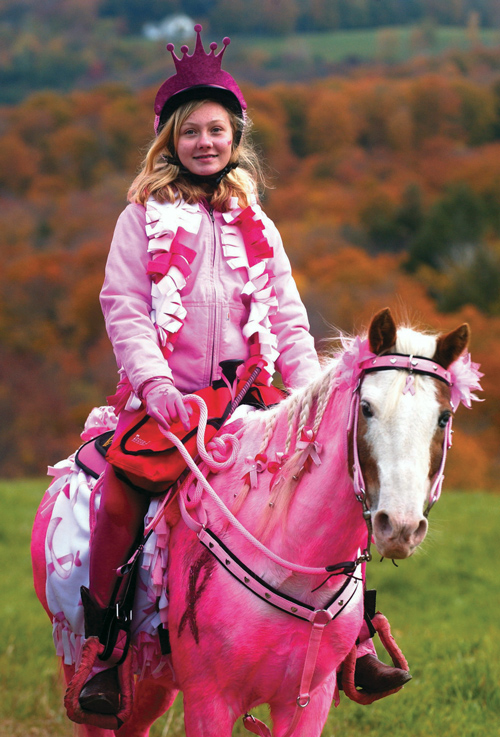 KaitLynn Jones and horse, Mickey take home Ride’s Platinum Rider and  the Pinkest Pony prize.