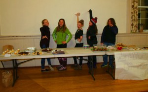 During Tuesday's vote, children from Green Mountain Union Middle School raised fun and funds for a trip to Washington, D.C., by selling baked goods.