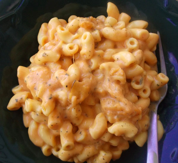 Mac and cheese with squash makes for creamy supper fare.
