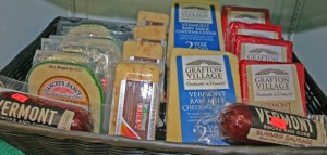 Vermont cheeses and sausages make a great gift or starters for a fabulous party.
