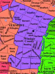 Andover-Windsor map