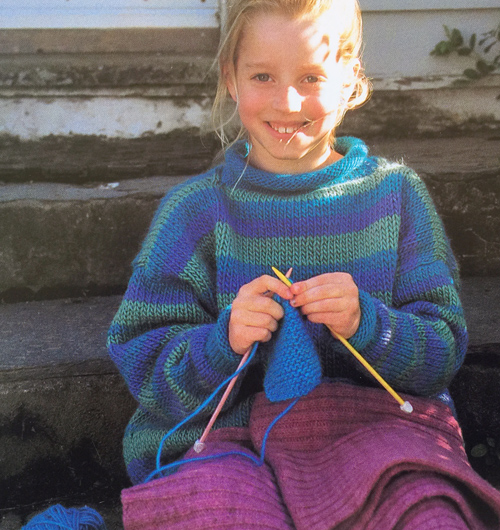 Beginners' Knitting series forming at theChester Communtity Art Garden 