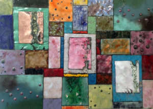Matthew Wolf's puzzle mosaics on exhibit at Putney Library