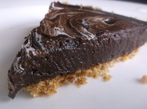 Super chocolatey truffle pie.