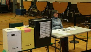 It was a quite day during Australian balloting in Grafton on Tuesday. Photos by Shawn Cunningham. Click photos to enlarge.