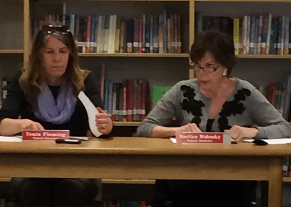 Vice chair Tonya Fleming and chair Marilyn Mahusky. Photos by Gloria Dufield
