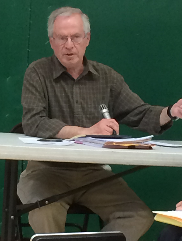 Select Board member Ron Pilette says still has questions regarding the wind project and would like more information made available to the public.