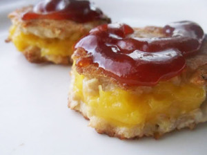 gluten free peach melba cookies