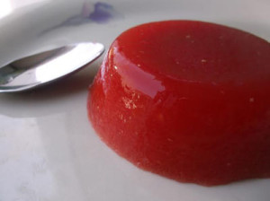 Watermelon mint gelatin.