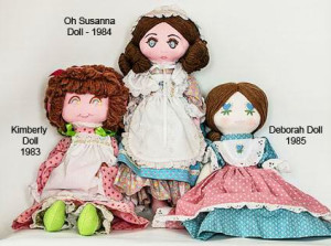 Early Bonnie's Bundles dolls that will be auctioned off to benefit the Springfield Humane Society