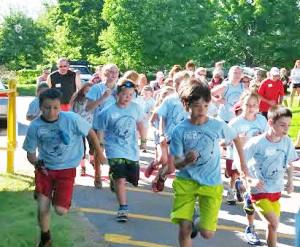 Runners kick off for the annual Interact 5K.