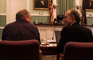 Shawn Cunningham, left, and Jim Dumont. Photos by Chester Telegraph.