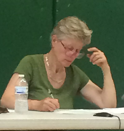 Select Board member Noralee Hall.