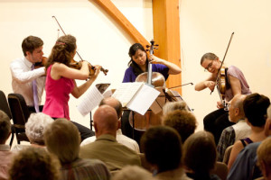 The Yellow Barn quartet.