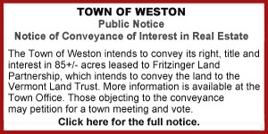 Town of Weston-Quit Claim