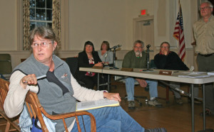 Charlea Baker turns to ask the audience if anyone had ever bought property without a professional assessment of its worth.