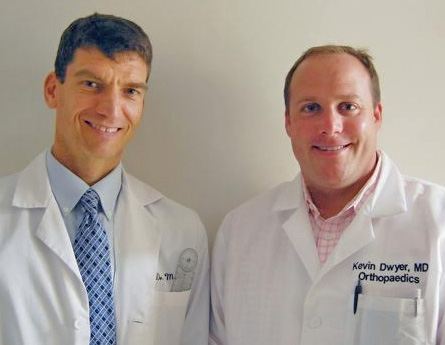 Dr. David Muller, left, and Dr. Kevin Dwyer