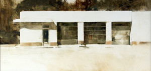 Charlie Hunter's Abandoned Gas Station will be on display at the “Five Seasons” Artists exhibit 