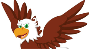 CAES eagle can be found on homepage of its website.